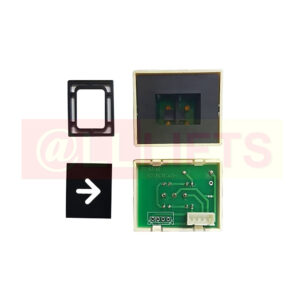 BUTTON 003A THYSSEN RECTANGULAR BUTTON HDA1808105
