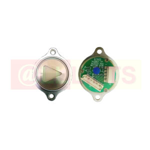 BUTTON 006 KONE ROUND BUTTON 863223 H02 WITH MOUNTING HOLES