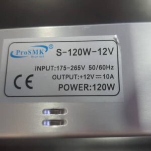 POWER SUPPLY-003A POWER SUPPLY S-120-12V IN=175-265V OUT=+12V 10A