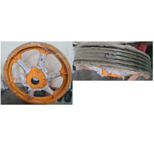 T.SHEAVE-OTIS-006 OTIS TRACTION SHEAVE 18ATF- 760 X 5 X 13